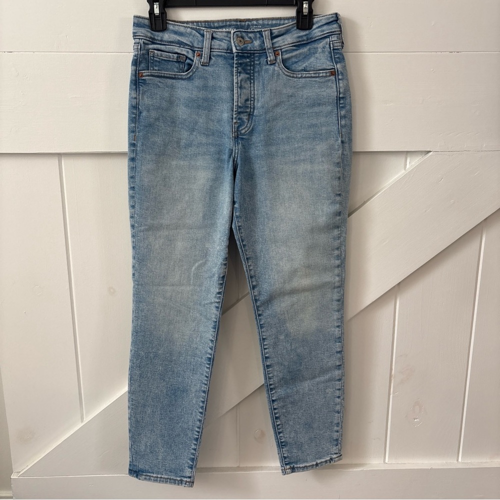 Set Of 2 Old Navy O.G. Straight High Rise Jeans Secret Smooth Pockets Size 6 - Picture 2 of 8
